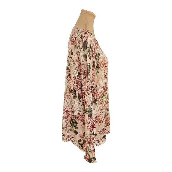 Show Me Your Mumu Bonfire Sweater In Hydrangea Blooms Sz L - Picture 8 of 13